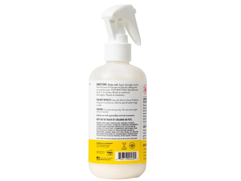 Skout's Honor Probiotic Detangler, Honeysuckle, 8 fl oz/236 mL