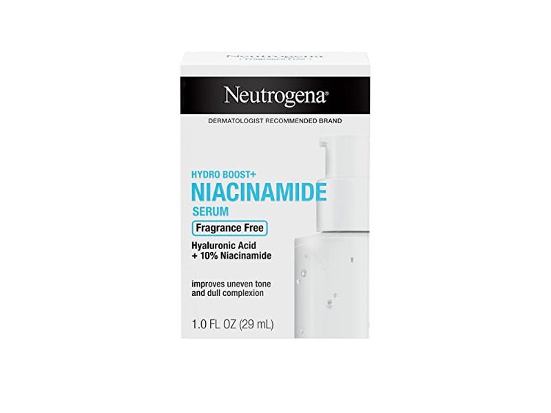 Neutrogena Hydro Boost+ 10% Niacinamide Serum, Fragrance Free, 1 fl oz/29 mL