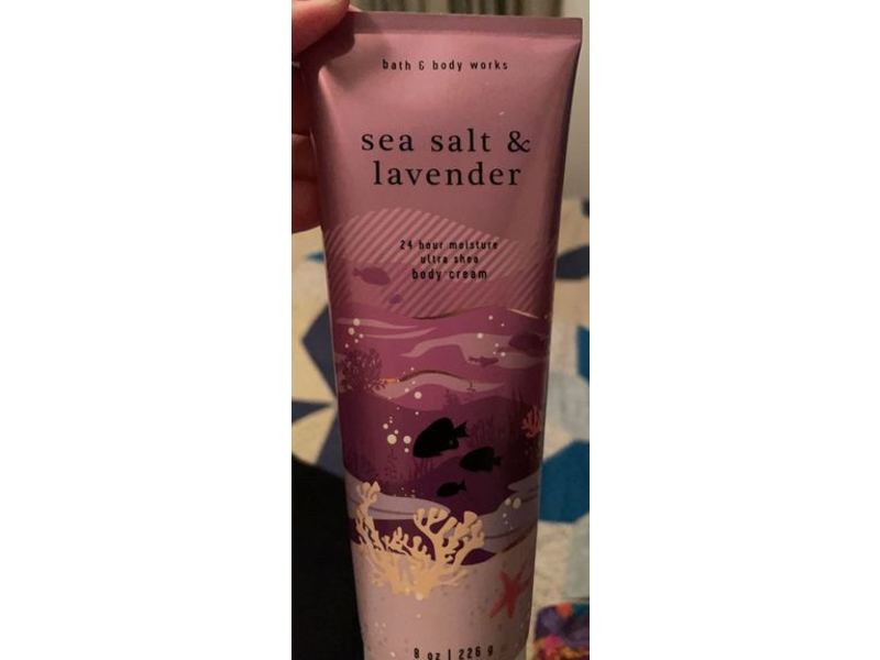 Bath & Body Works Ultra Shea Body Cream, Sea Salt & Lavender, 8 oz/226 g