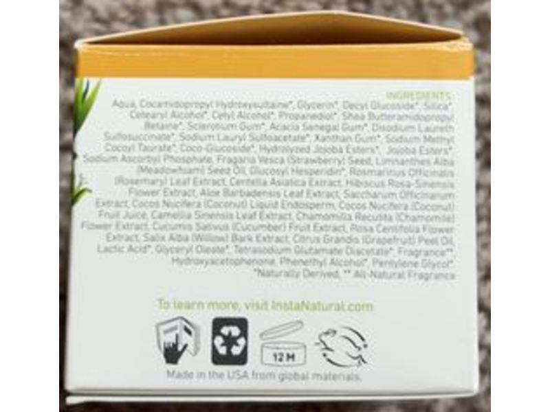 InstaNatural Brightening Scrub, Vitamin C, 2 oz/56 g