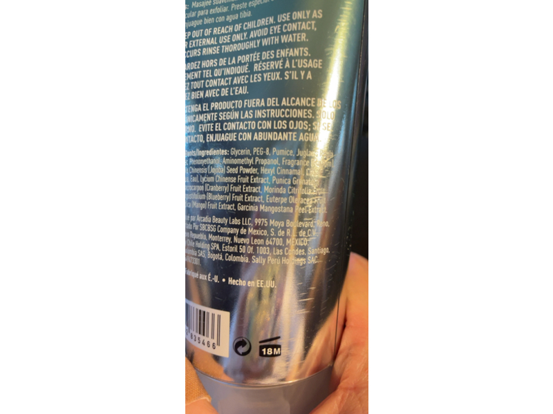 Heel to Toe Exfoliate Warming Foot Scrub, 6 fl oz/177 mL