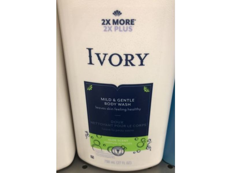 Ivory Mild & Gentle Body Wash, Original, 27 fl oz/798 mL