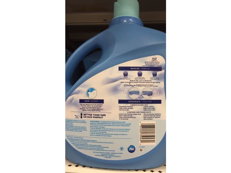 Downy Ultra Fabric Conditioner, Cool Cotton, 150 Loads, 129 fl oz/3.83 L