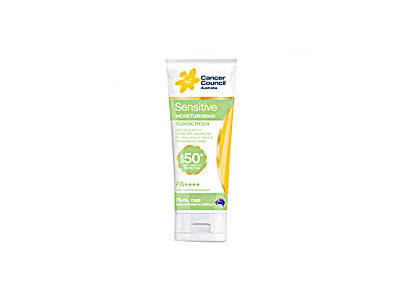 Cancer Council Australia Sensitive Moisturizing Sunscreen SPF 50, 75 mL