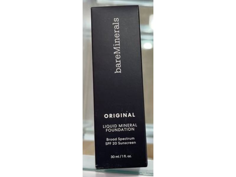 bareMinerals Original Liquid Mineral Foundation, SPF 20, Fair Ivory 02, 1 fl oz/30 mL
