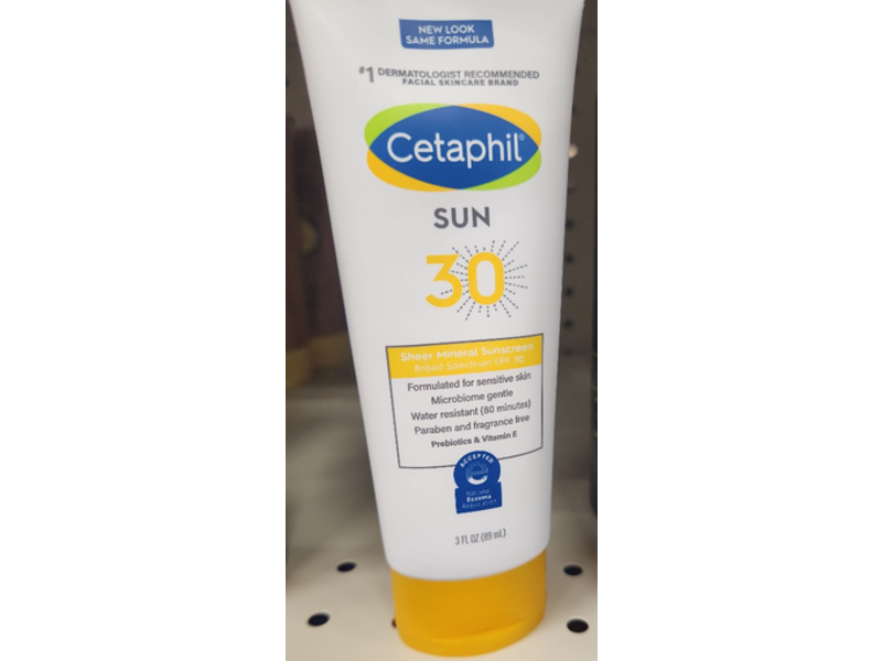 Cetaphil Sun Sheer Mineral Sunscreen, SPF 30, 3 fl oz /89 mL