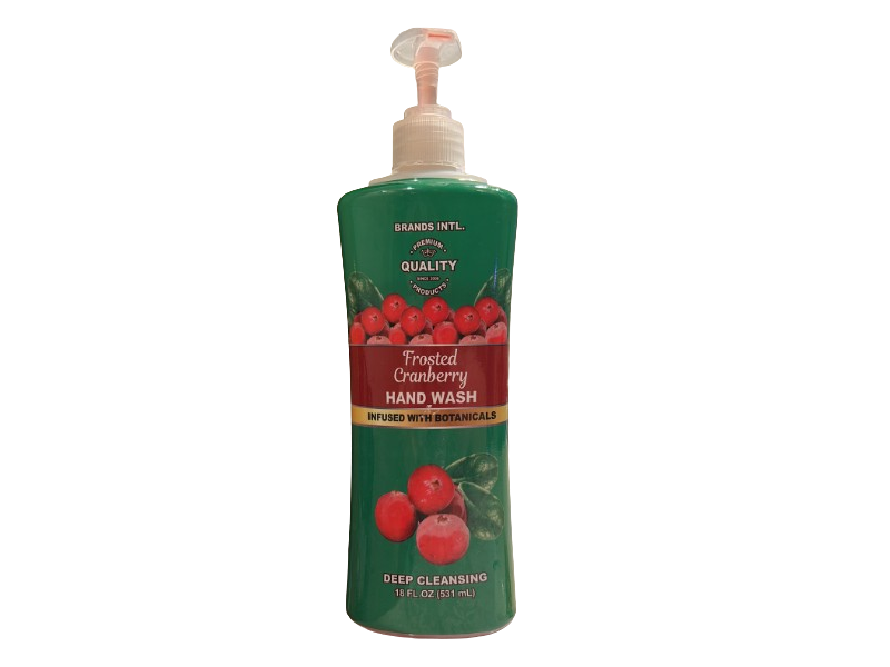 Brands Intl. Deep Cleansing Hand Wash, Frosted Cranberry, 18 fl oz/531 mL