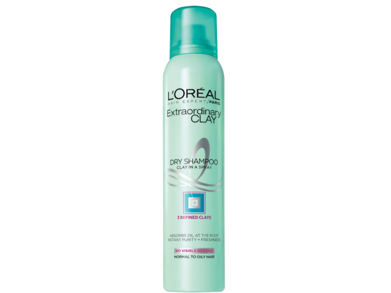 L'Oreal Paris Hair Care Expert Extraordinary Clay Dry Shampoo, 4 fl oz/115 g