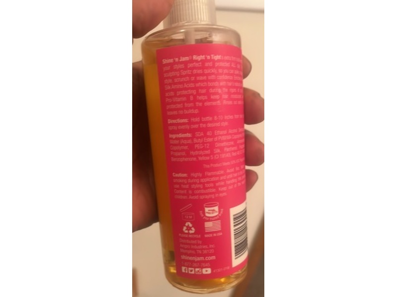 Shine 'n Jam Right 'n Tight Superior Hold Sculpting Spritz, 8 fl oz/236.6 mL