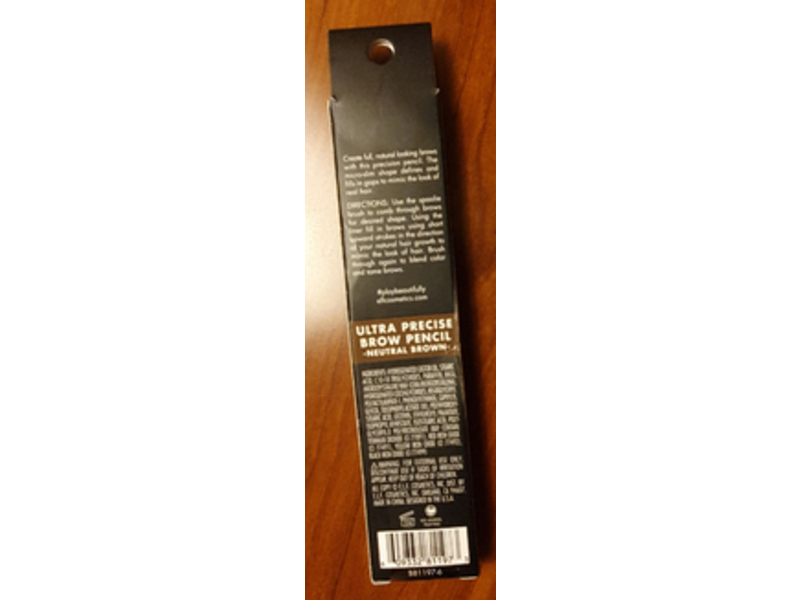 e.i.f Ultra Precise Brow Pencil, Neutral Brown, 0.002 oz/0.05 g