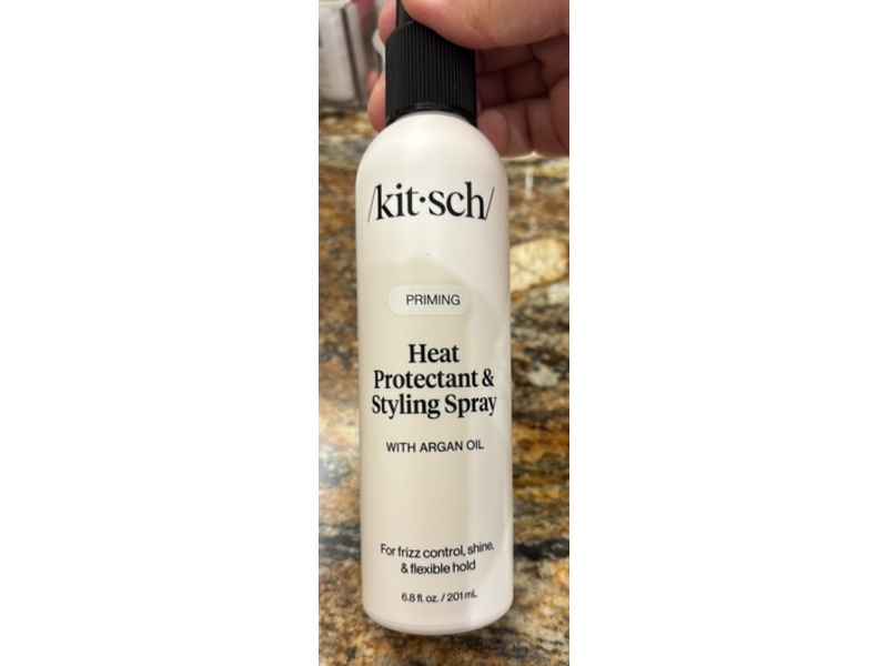 Kitsch Priming Heat Protectant & Styling Spray, Argan Oil, 6.8 fl oz/201 mL