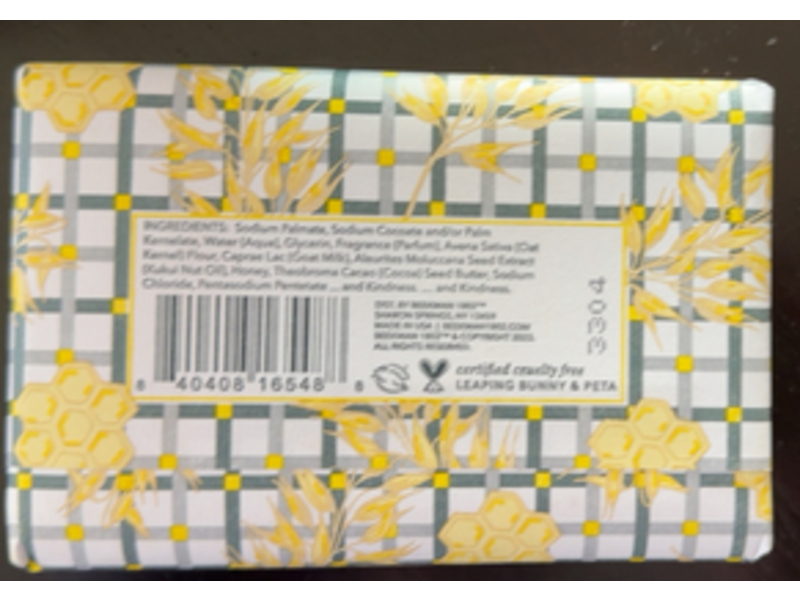 Beekman 1802 Goat Milk Soap, Honey & Oats, 9 oz/255 g