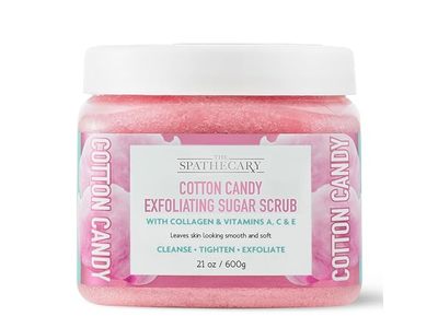 The Spathecary Exfoliating Sugar Scrub, Cotton Candy, 21 oz/600 g