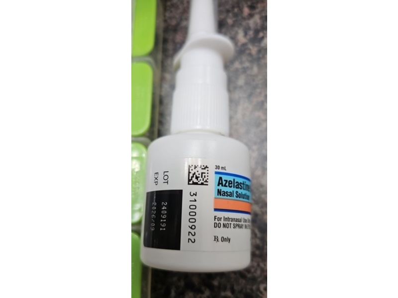 Azelastine HCI Nasal Solution 0.1%, 30 mL, Appotex (Rx)