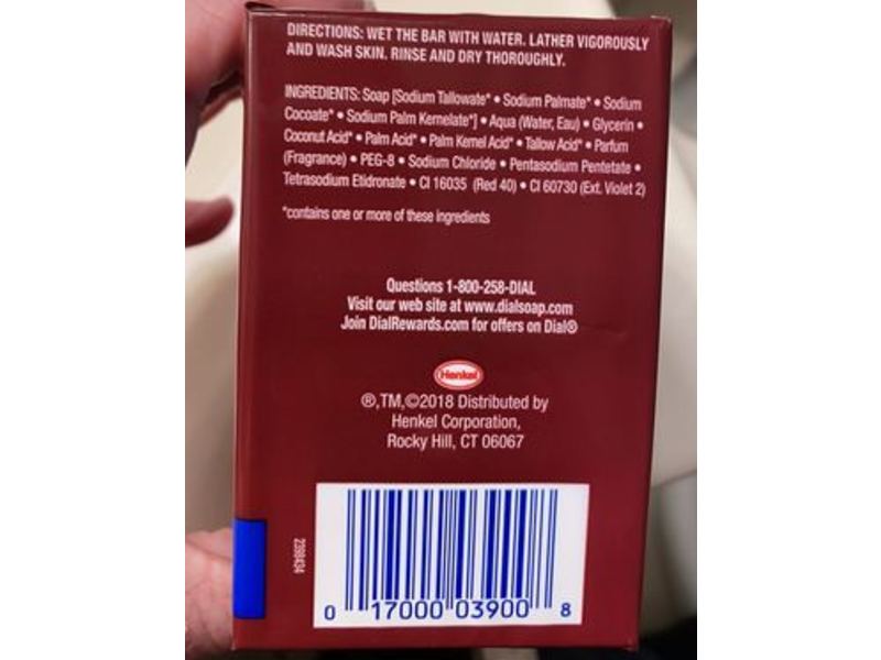 Dial Power Berries Gentle Cleansing Skin Care Bar, 3 Count, 12 oz / 339 g