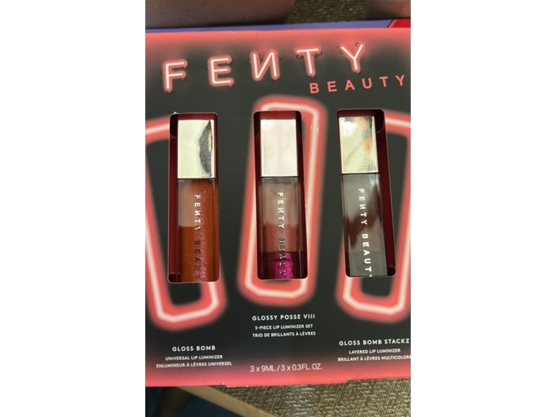 Fenty Beauty By Rihanna Glossy Lip Luminizer, 0.3 fl oz/9 mL 3 Count