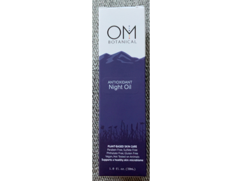 OM Botanical Antioxidant Night Oil, 1.0 fl oz/30 mL