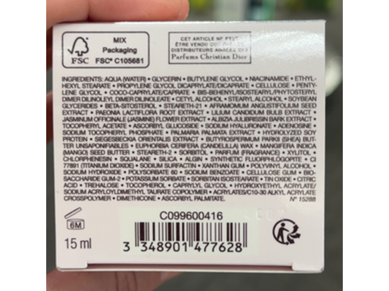 Christian Dior Capture Totale Firming & Wrinkle Correcting Eye Cream, 0.5 fl oz/15 mL