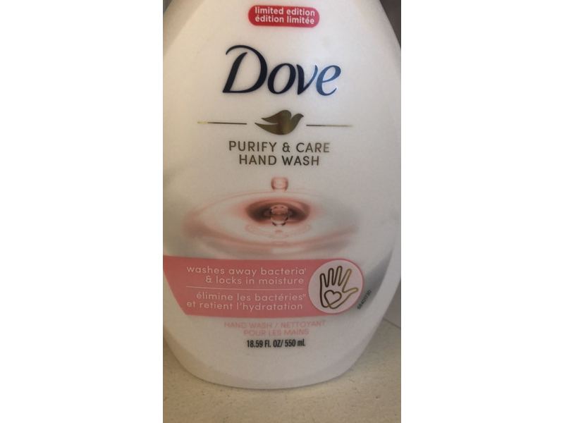 Dove Purify & Care Hand Wash, 18.59 fl oz/550 mL