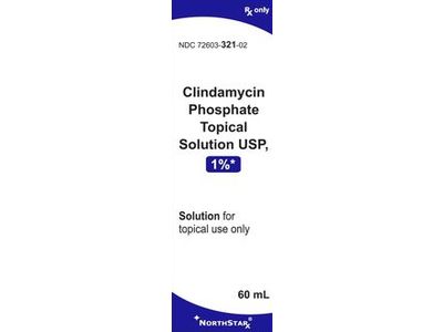 Clindamycin Phosphate Topical Solution 1%, 60 mL, NorthStar (Rx)
