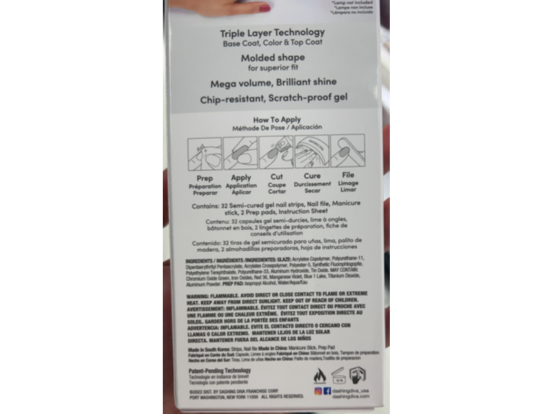 Dashing Diva Glaze Semi Cured Gel, 32 Count