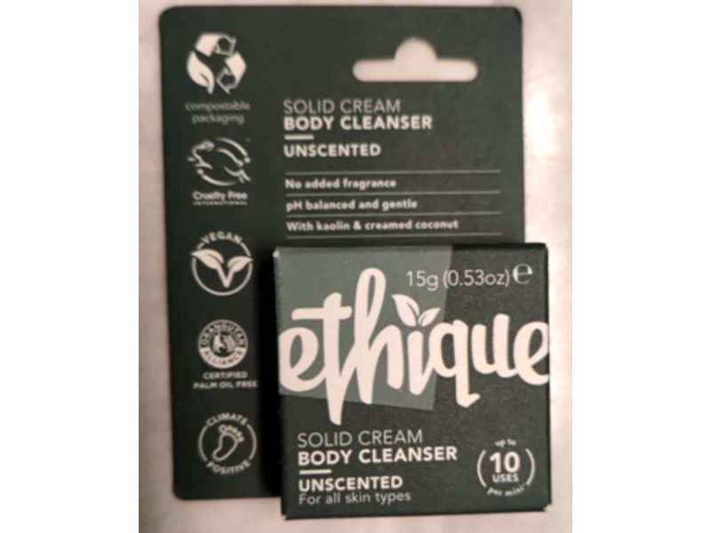 Ethique Solid Cream Body Cleanser, 0.53 oz/15 g