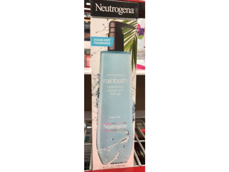 Neutrogena Rainbath Replenishing Shower and Bath Gel, Ocean Mist, 40 fl oz