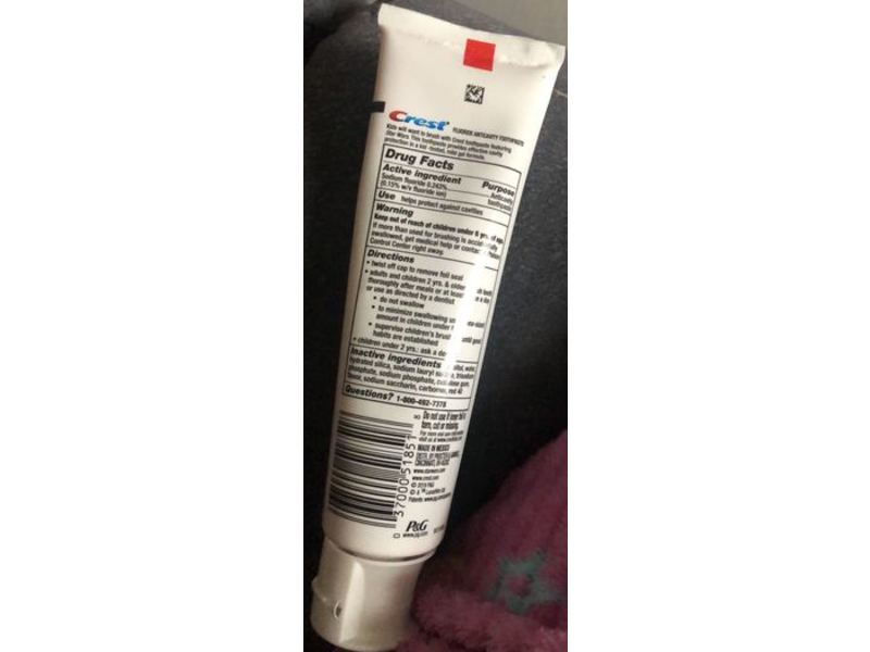 Crest Fluoride Anticavity Toothpaste, Strawberry, Star Wars, 4.2/119 g