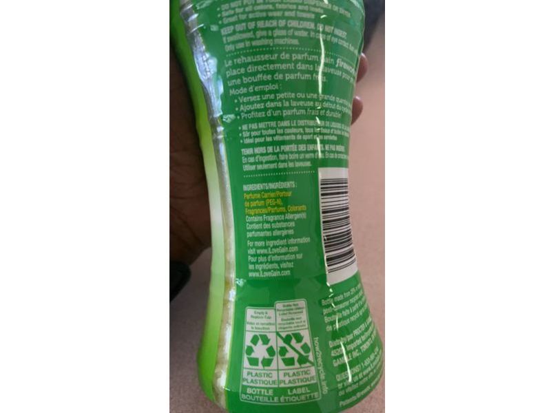 Gain Fireworks In-Wash Scent Booster, Original, 5.5 oz/156 g