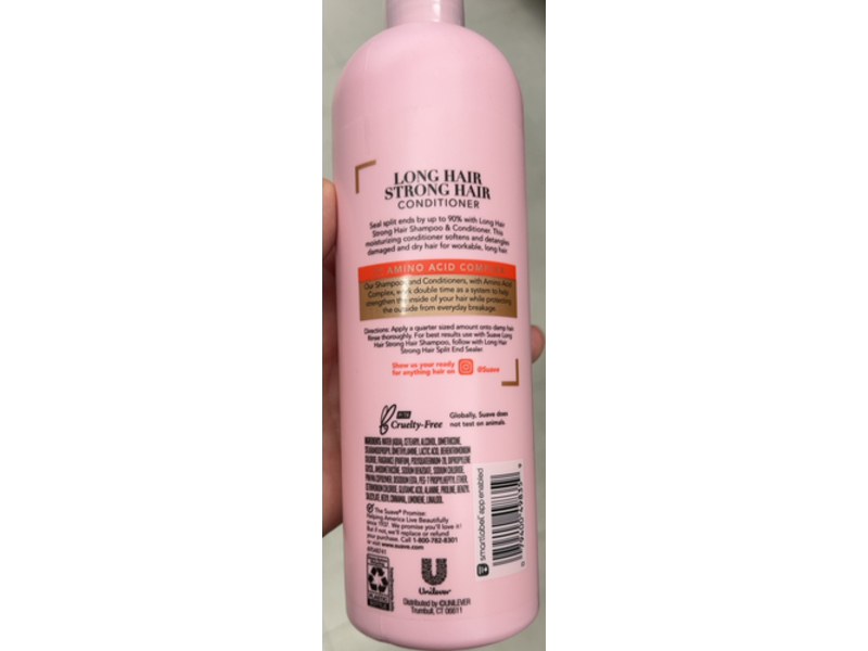 Suave Long Hair Conditioner, 16.5 fl oz/488 mL