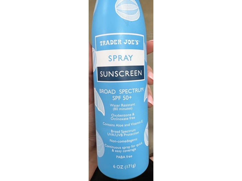 Trader Joe’s Spray Sunscreen, SPF 50+, 6 oz/171 g