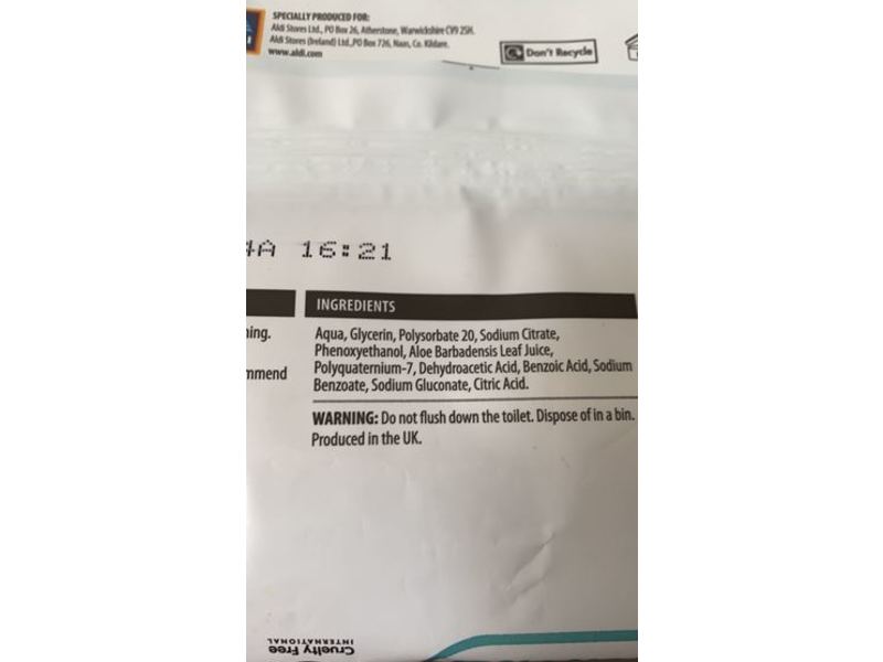 Mamia Sensitive Baby Wipes, Sensitive, 60 Count