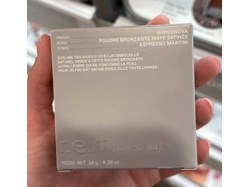 r.e.m Beauty Hypernova Satin Matte Bronzer, Espresso Martini, 0.35 oz/10 g