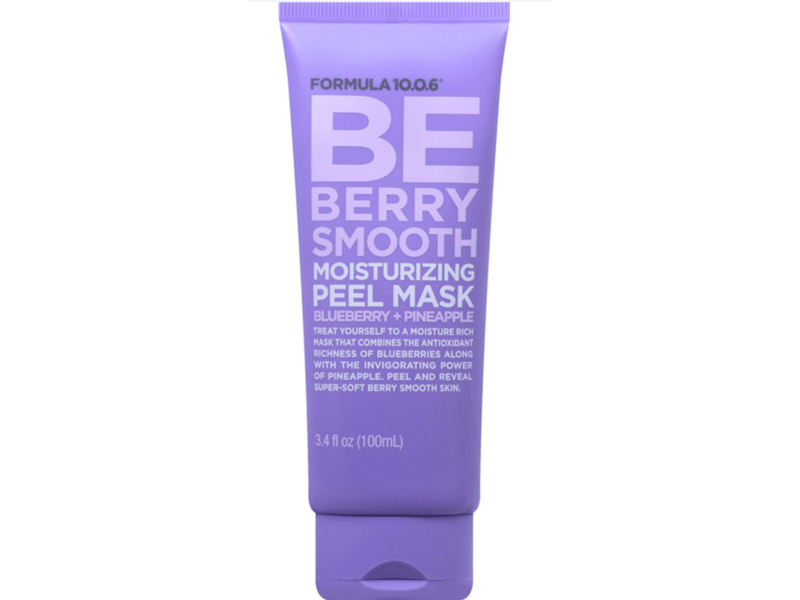 Formula 10.0.6 BE Berry Smooth Moisturizing Peel Mask, Blueberry + Pineapple, 3.4 fl oz/100 mL