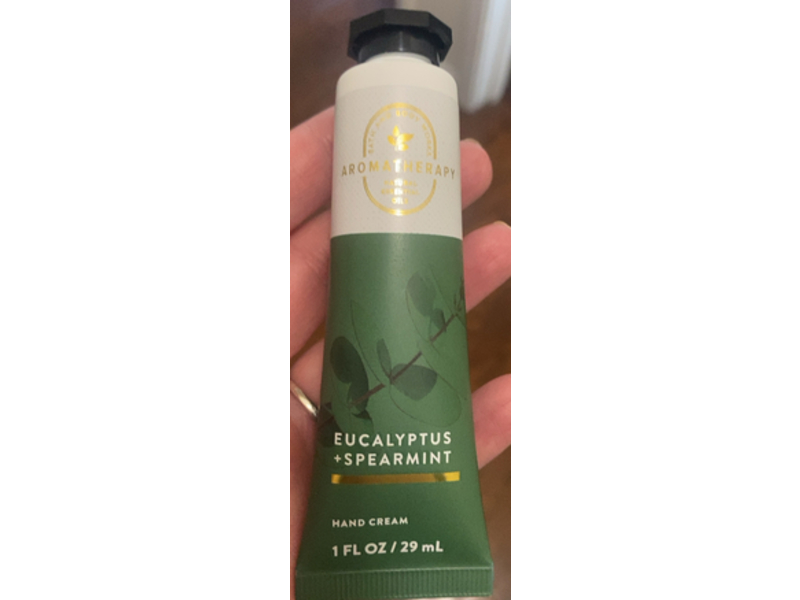 Bath & Body Works Hand Cream, Eucalyptus + Spearmint, 1 fl oz/29 mL