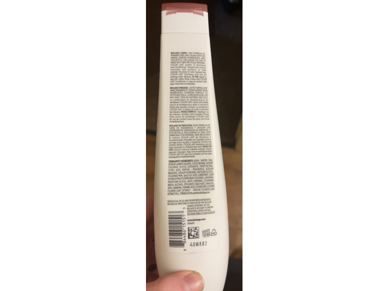 Matrix Biolage Colorlast Shampoo, 13.5 Fluid Ounce