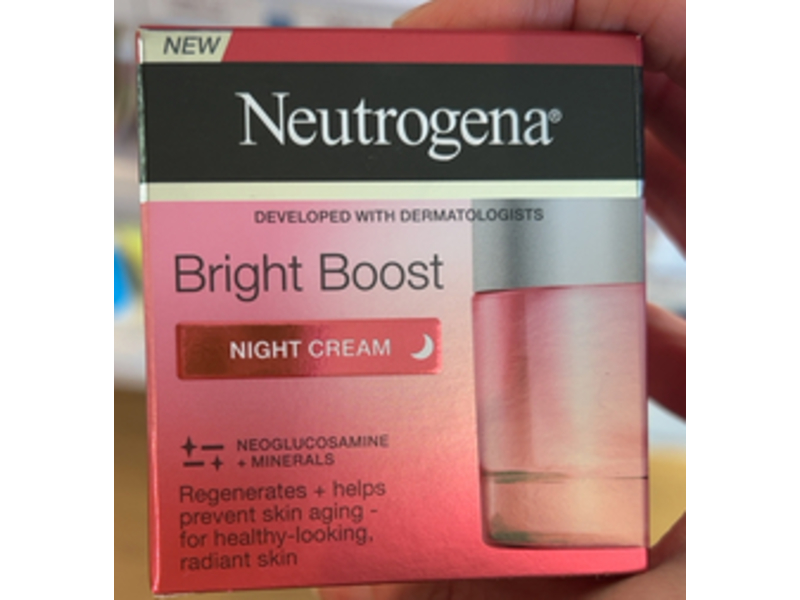 Neutrogena Bright Boost Night Cream, 50 mL