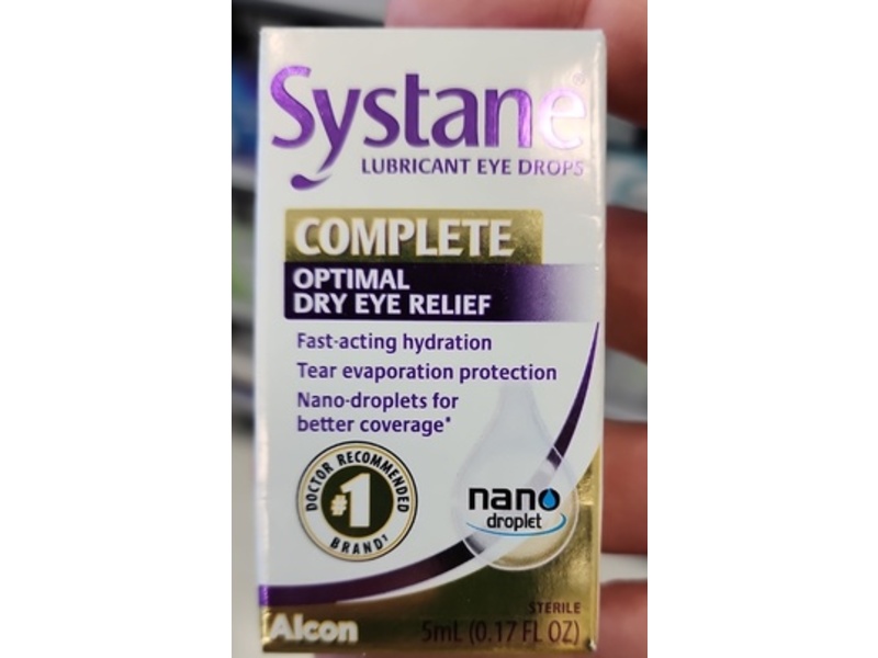 Systane Complete Optimal Dry Eye Relief, 0.17 fl oz/5 mL