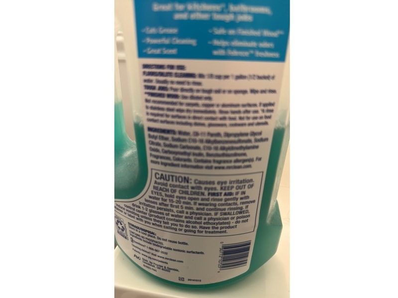 Mr. Clean Multi-Surface Cleaner, Meadows & Rain, 64 fl oz/1.89 L, Pack Of 3