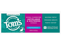 The Original Tom's Of Maine Antiplaque & Whitening Toothpaste, Peppermint, 4.5 oz/177 g - Image 2