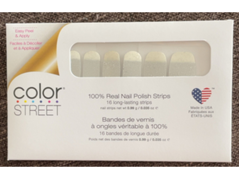 Color Street Nail Polish Strips, Dripping In Diamonds, 16 Count, 0.035 oz/0.99 g