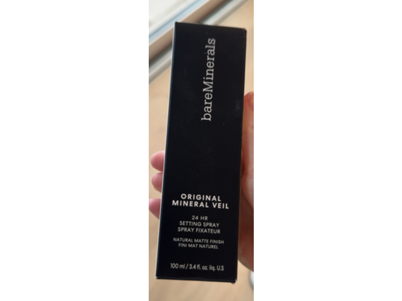 bareMinerals Original Mineral Veil Natural Matte Setting Spray, 3.4 fl oz/100 mL