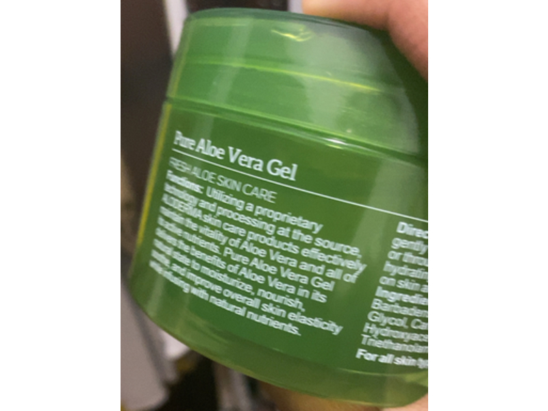 Aloderma Natural Pure Aloe Vera Gel, 7.05 oz/200 g