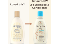 Aveeno Baby Daily Moisture Wash & Shampoo, Natutal Oat Extract, 12 fl oz/354 mL - Image 3