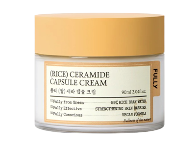 Fully Ceramide Capsule Cream, Rice, 3.04 fl oz/90 mL