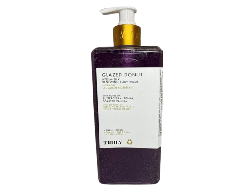 Truly Hydra-Silk Renewing Body Wash, Glazed Donut, 16 fl oz/473 mL