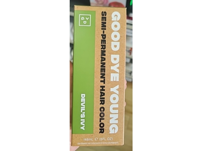 Good Dye Young Semi-Permanent Hair Color, Devil's Ivy, 5 fl oz/148 mL