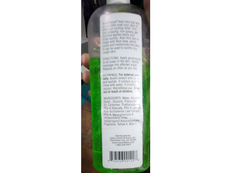 Good Sense Aloe Vera Gel, 16 fl oz/473 mL
