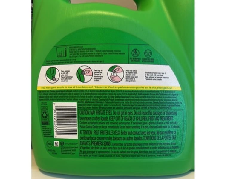 Gain Laundry Detergent, Island Fresh, 100 Loads, 132 fl oz/3.9 L