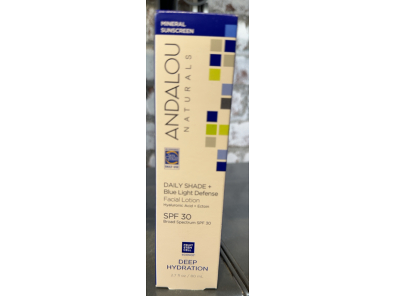Andalou Naturals Face Sunscreen, SPF 30, 2.7 fl oz/80 mL